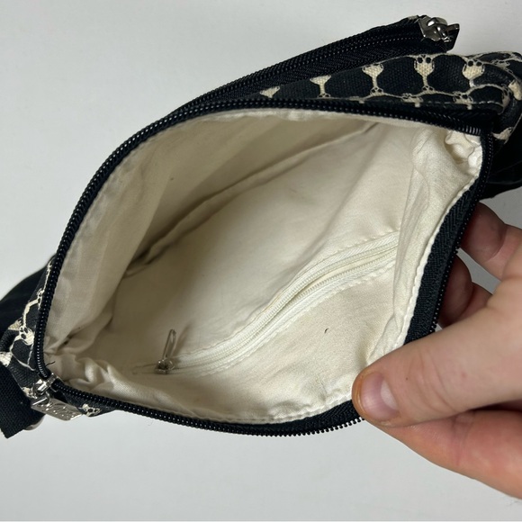 Vans Off The Wall Canvas Shoulder Bag Skull AOP RARE EUC - Picture 4 of 4